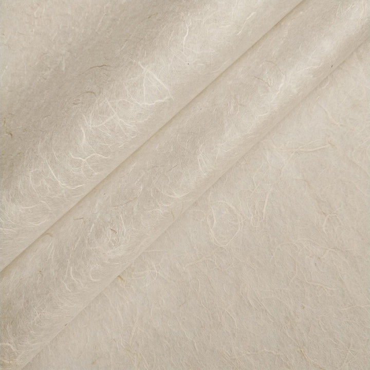 Unryu Kozo Paper by Kozo Studio showing textured handmade paper with visible mulberry fibers in natural off-white color.