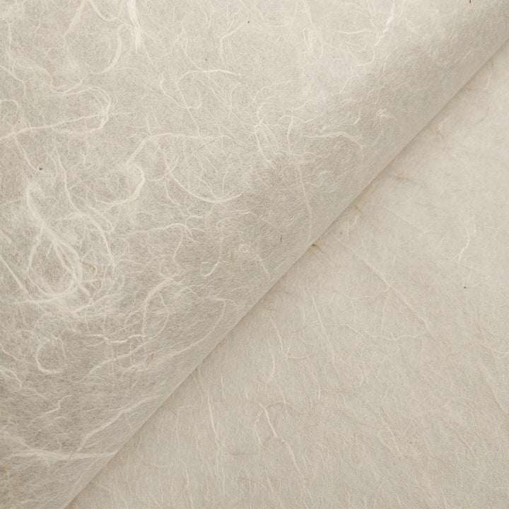 Natural Unryu mulberry paper crafted by Kozo Studio with a delicate, textured handmade appearance.