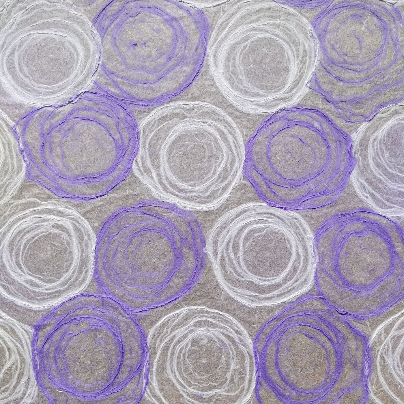Handmade Rose Kozo Paper (Purple and White)