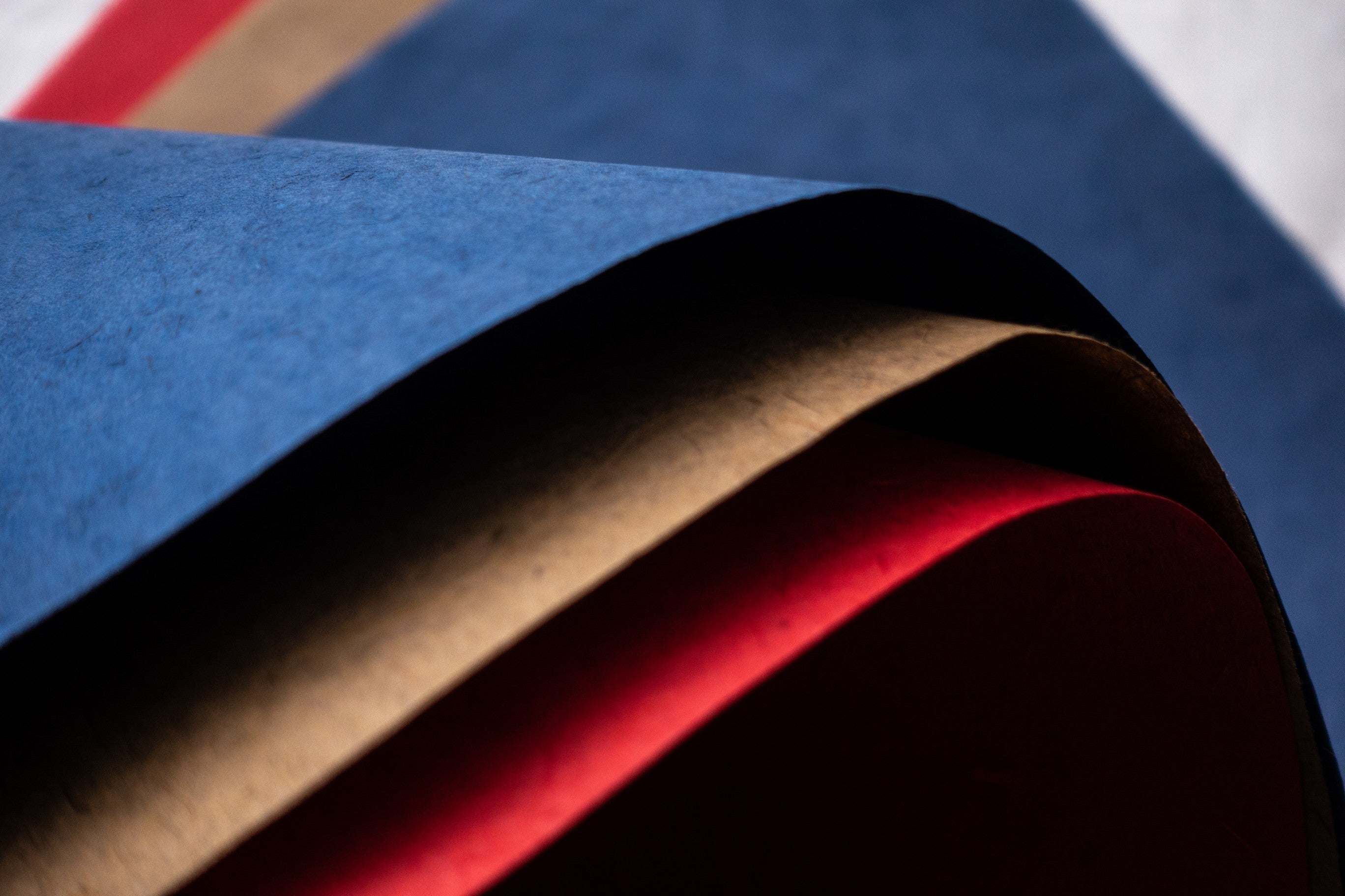 Solid-color mulberry papers and unryu papers collections