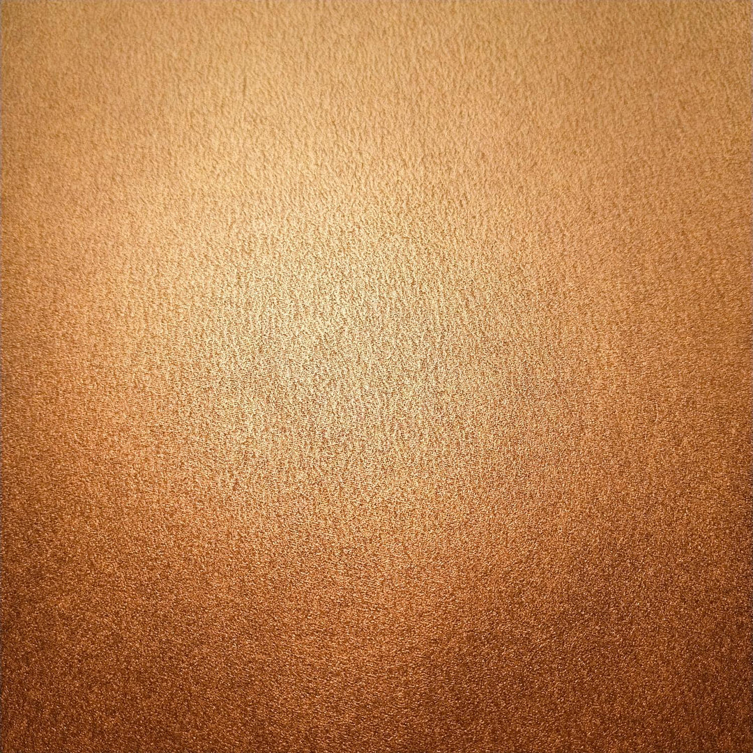 Kozo Studio metallic kozo paper in copper color, highlighting traditional handmade paper techniques with a lustrous surface.