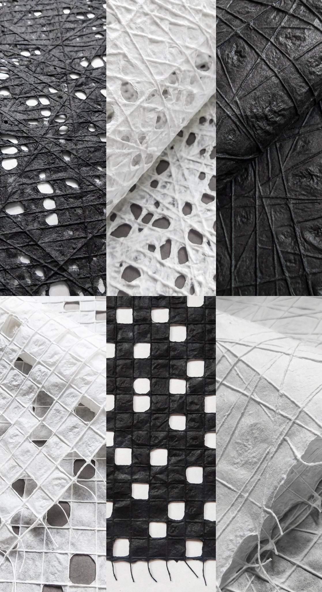 Handmade Mulberry Paper with Cotton Treads