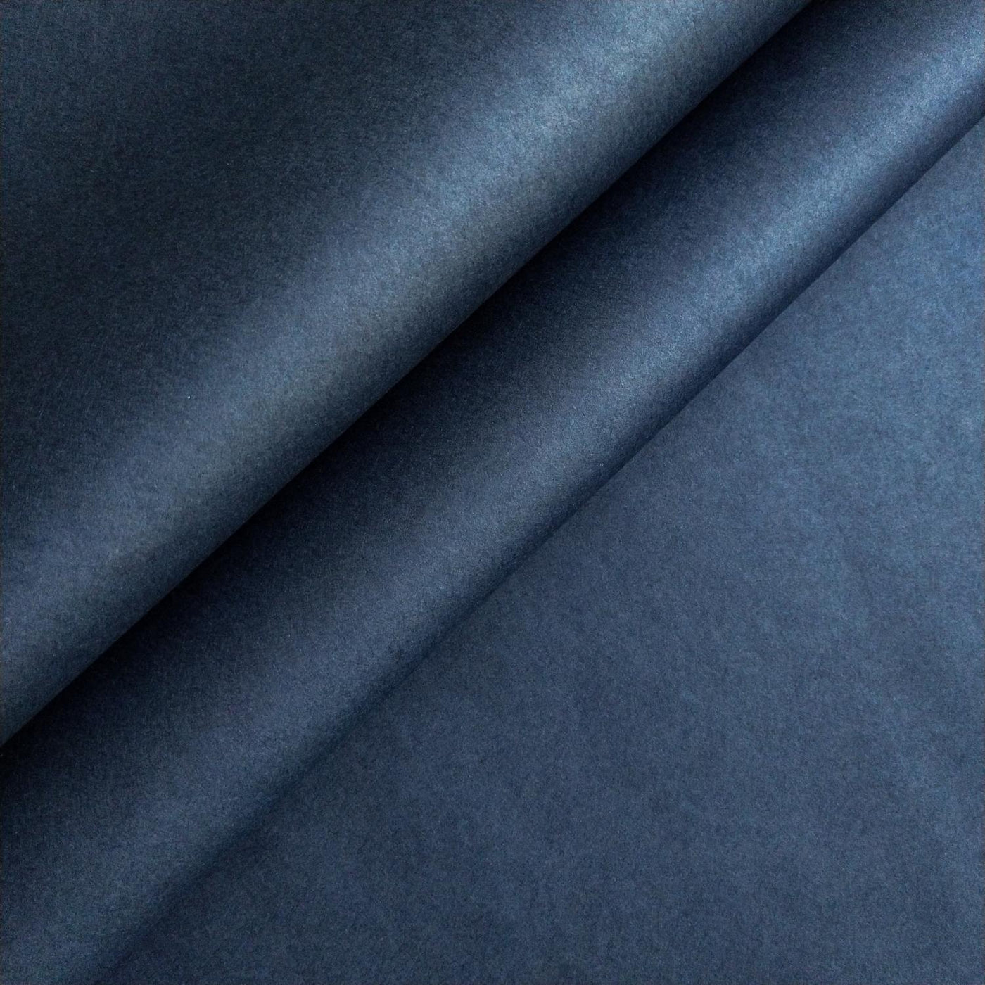 Solid-Colored Kozo Mulberry Paper (Denim Blue)