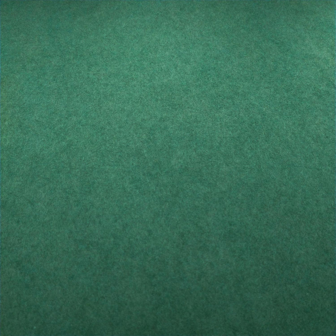 Textured view of Kozo Studio mulberry paper in solid Amazon Green, highlighting the handmade paper quality.