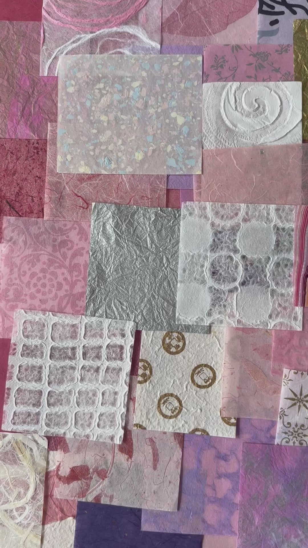 This 100-piece mulberry paper scrap pack is a true treasure trove of creativity, featuring an exquisite selection of unique designs. Each piece in this collection is completely distinct, carefully curated, and available in various sizes to inspire your artistic vision.