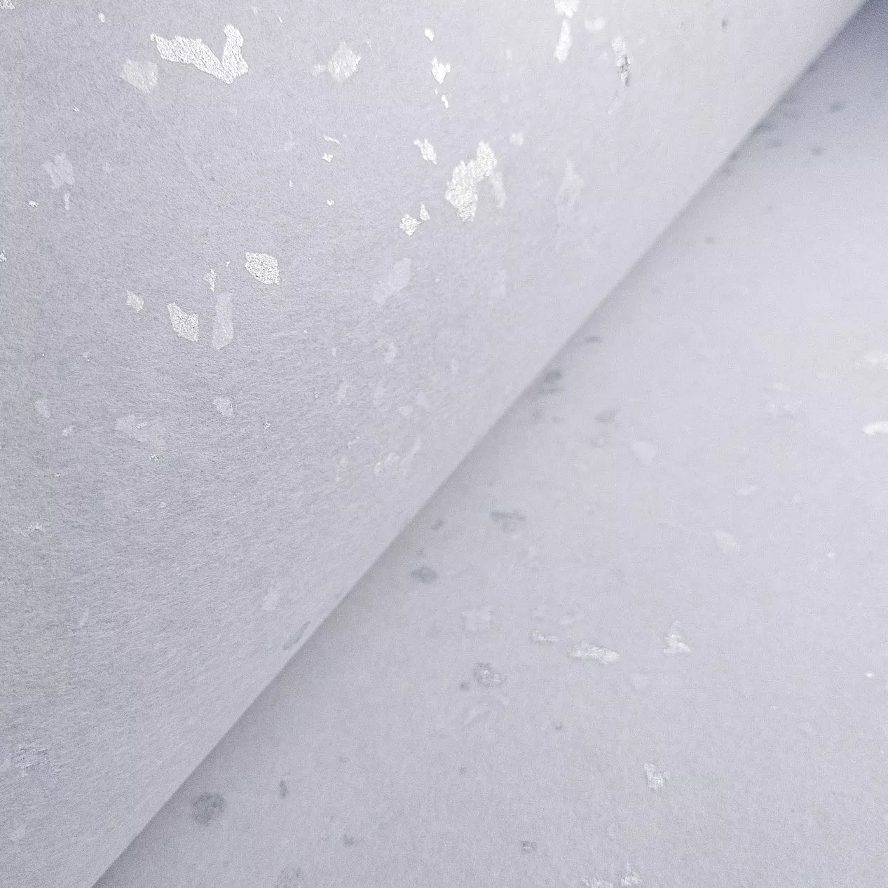 Silver Flake White Kozo Paper