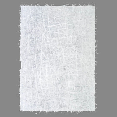 Handmade Interlace Kozo Paper (White), Kozo Studio