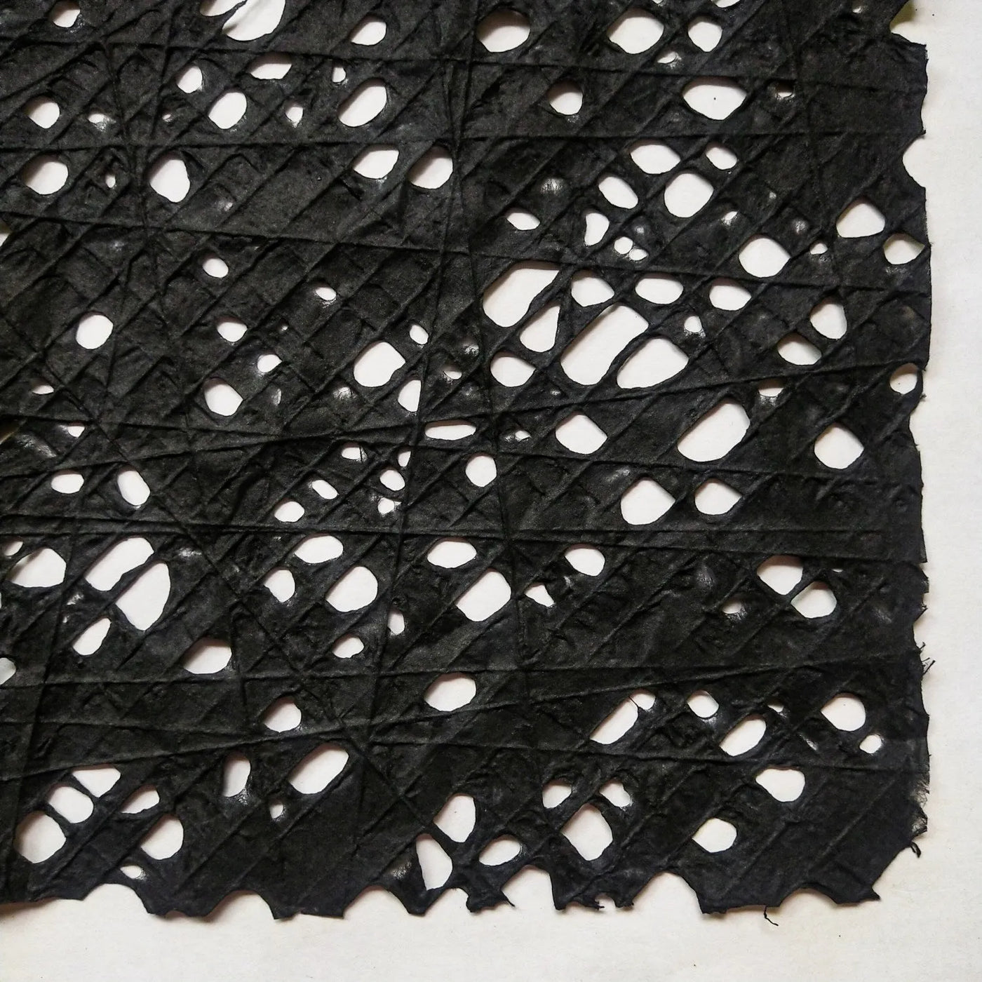 Handmade Fishnet Kozo Paper (Black), Kozo Studio