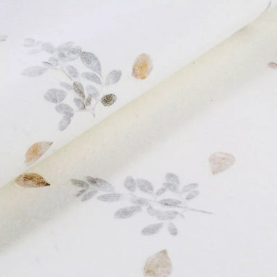 Handmade Kozo Paper with Flowers (Design 5)
