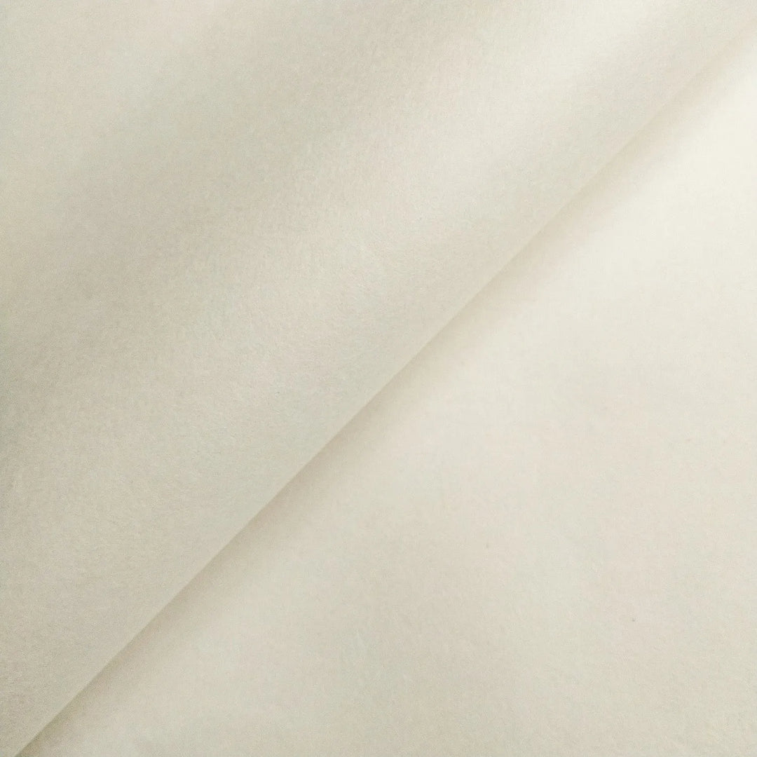 Kozo Studio Thin Natural Kozo Paper captured in close-up, displaying its subtle fiber texture and high-quality handmade paper finish made from mulberry.