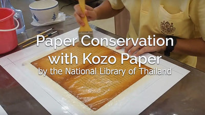 Conservación de libros antiguos: una guía para la conservación del papel con Kozo Paper