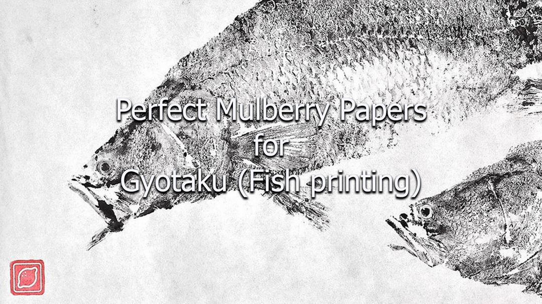 Gyotaku Fish Printing using Mulberry Washi Paper