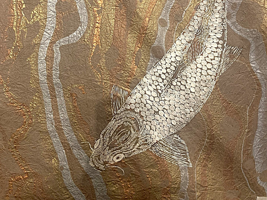 Crafting Artistry Grain by Grain - Jolene Lowe’s Clay Art on Kozo Paper
