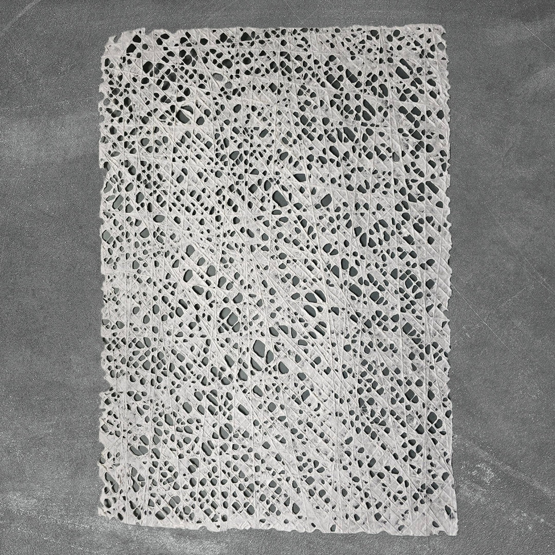 Handmade Fishnet Kozo Paper (White), Kozo Studio