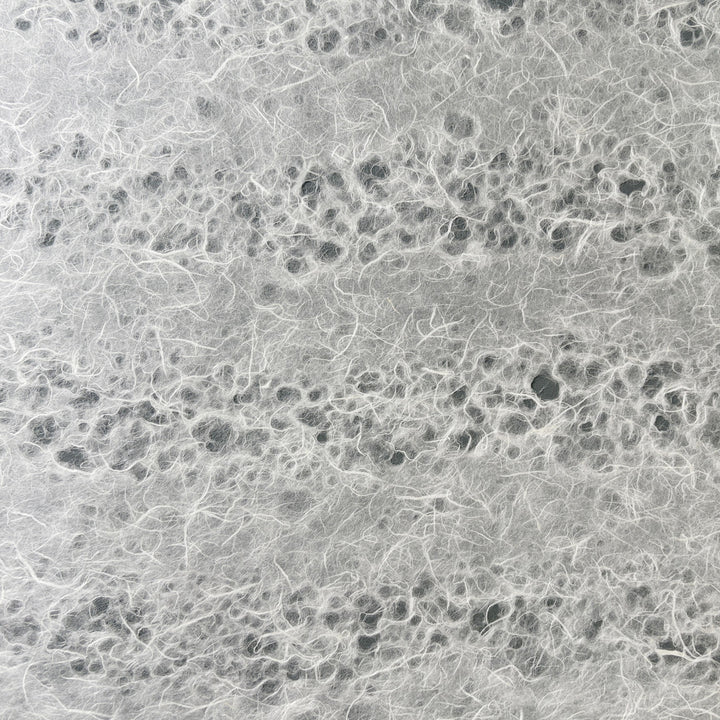 Unryu Kozo Paper with Raindrop Stripes (White)