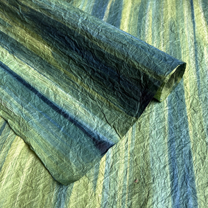 Malachite Sweep Handmade Kozo Paper