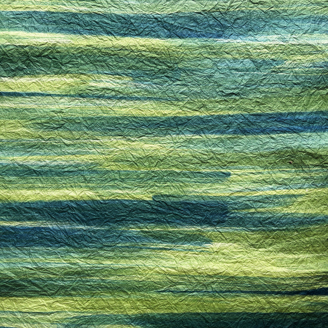 Malachite Sweep Handmade Kozo Paper