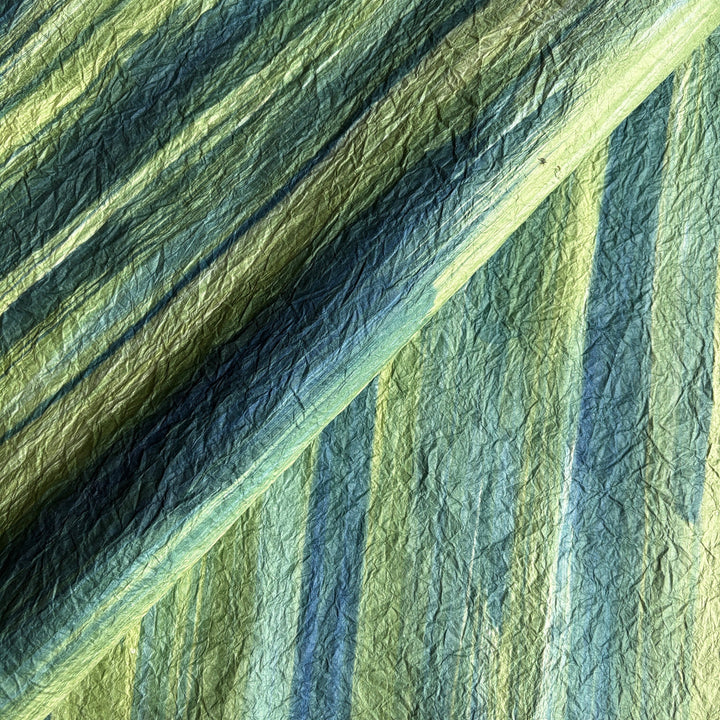 Malachite Sweep Handmade Kozo Paper
