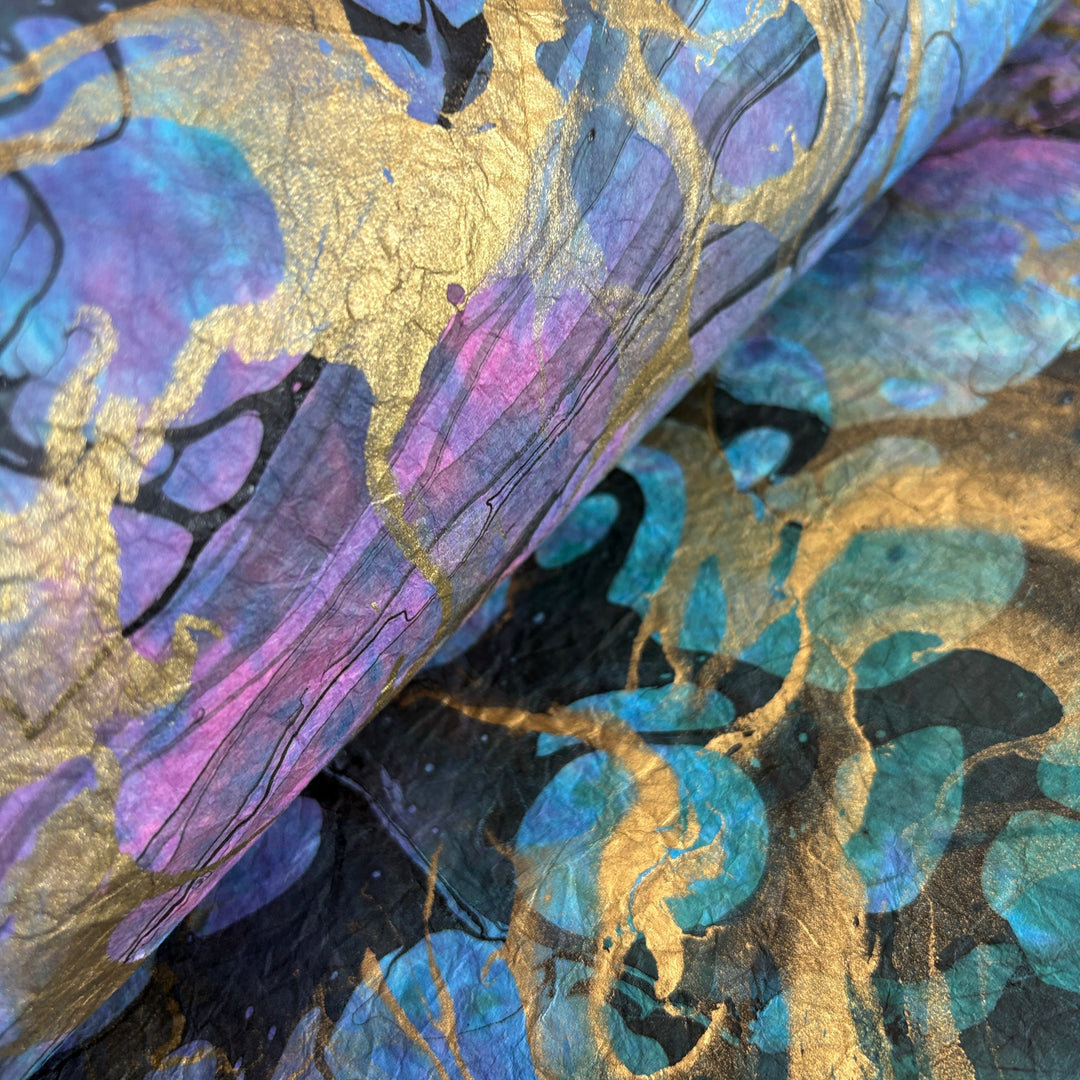 Milano Kozo Paper (Design 16 | Ethereal Nebula)