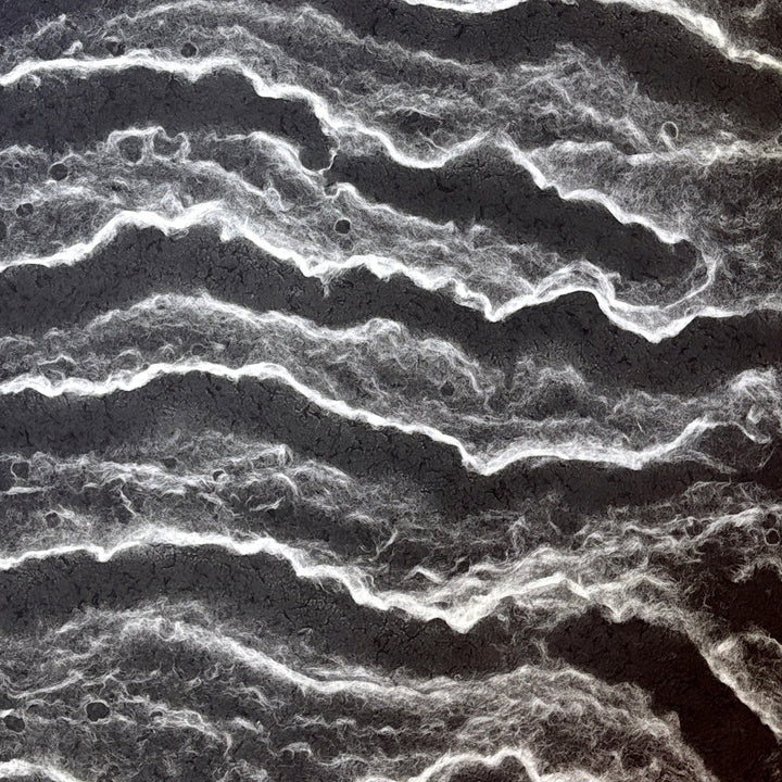 Ocean Script Handmade Kozo Paper (Black)