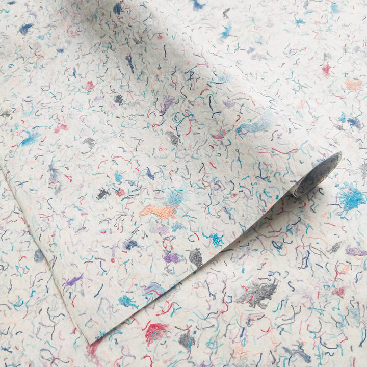 Colorful Cotton Confetti Kozo Paper (Party Popper)